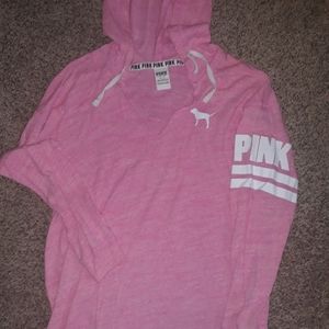 PINK HOODIE TEE